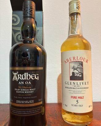 Whisky Ardberg e Aberlour