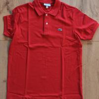 Polo Lacoste uomo tg 5/L rosso tutte le taglie 
