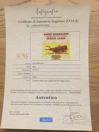 CD con autografo Morricone con COA-R