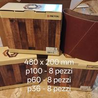 Nastri e Dischi Abrasivi per Levigatura Parquet