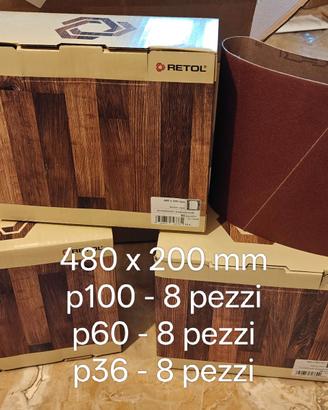 Nastri e Dischi Abrasivi per Levigatura Parquet