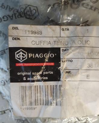 Cuffia semiasse Ape 50
