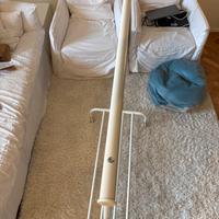 RIGGA Stand appendiabiti, bianco