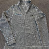 Felpa In Pile Con Zip The North Face Grigio L