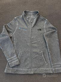 Felpa In Pile Con Zip The North Face Grigio L
