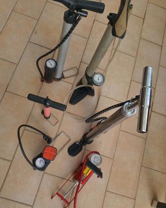 Pompe bicicletta varie tipologie