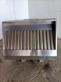 Cappa da cucina a parete in acciaio inox