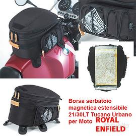 BORSA SERBATOIO MOTO ROYAL ENFIELD MAGNETIC 21/30L