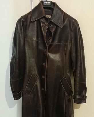 Cappotto Donna Pelle Vera Vintage