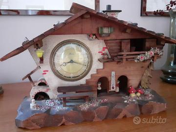 Orologio a cucu svizzero anni 40-50 marca Record