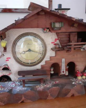 Orologio a cucu svizzero anni 40-50 marca Record