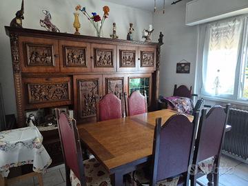 mobili sala arte povera anni 70 