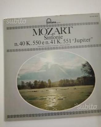 Vinile Mozart Sinfonie 40 k550 e 41 k551 "jupiter"
