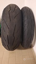 coppia di gomme usate Pirelli Rosso IV