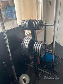 Set bilancieri|dischi|manubri