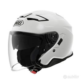 CASCO MOTO TURISMO JET J-CRUISE II SHOEI WHITE