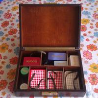 Set Poker carte fiches con valigetta in legno