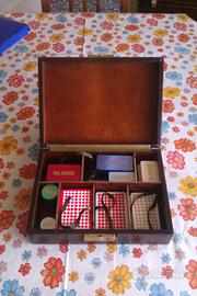 Set Poker carte fiches con valigetta in legno