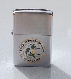 ZIPPO ORIGINAL 1979 US NAVAL COMMUNICATION STEMMA