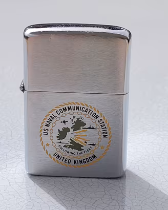 ZIPPO ORIGINAL 1979 US NAVAL COMMUNICATION STEMMA