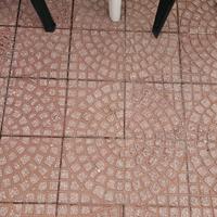 Mattoni rossi ventaglio da esterno