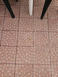 Mattoni rossi ventaglio da esterno