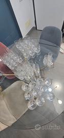 Grande Servizio Bicchieri Cristallo 50 pezzi 