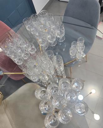 Grande Servizio Bicchieri Cristallo 50 pezzi 