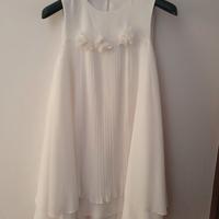 Abbigliamento vestito con coprispalle tg 10 anni