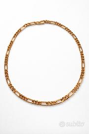 Collana oro 18 kt grumetta scalare 45 cm – 17,6 g