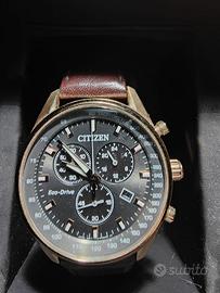 Citizen on sale cinturino pelle