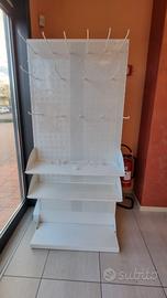 Espositore da terra pannello forato 5pz Usato