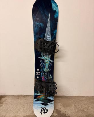 Snowboard Travis Tech Rice Pro 155 cm + attachi