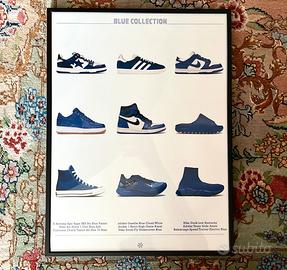 Poster Sneakers con cornice