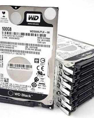 HDD 2,5" 500 GB NOTEBOOK O  XBOX 360 WD BLACK