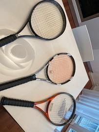 Lotto 3 racchette tennis nuove L2/L3