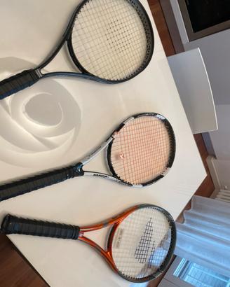 Lotto 3 racchette tennis nuove L2/L3