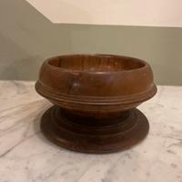 Ciotola svuota tasche in legno tornito antico