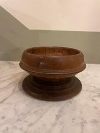 Ciotola svuota tasche in legno tornito antico