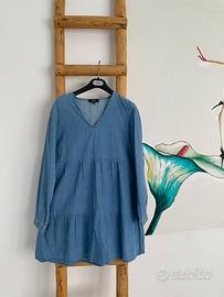 Abito in cotone OVS effetto jeans