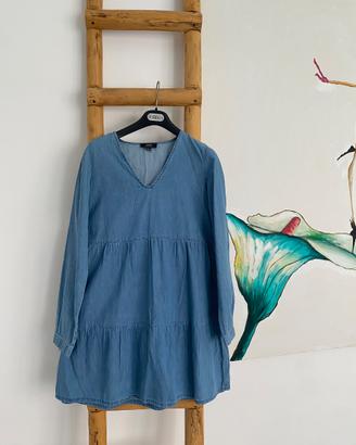 Abito in cotone OVS effetto jeans