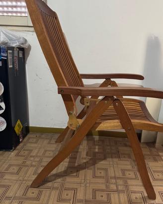 Sedie in legno per esterni