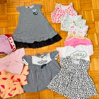 Lotto 12pz bambina 12/18 mesi estivo