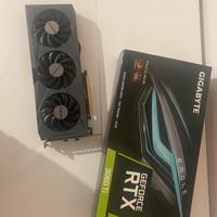 Scheda video Gygabite geforce rtx 3060ti