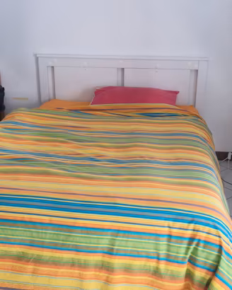 Letto  1l piazza e 1/2  con cassettoni e materasso