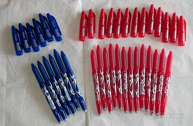 Penne Frixion 6 blu 13 rosse no refil