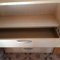 Libreria con cassettiera