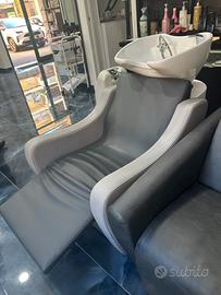 Poltrona lavatesta elettrica