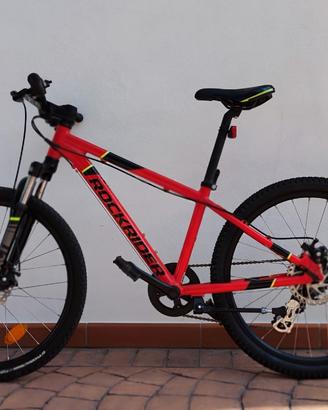 MTB bambini  da 24" rossa