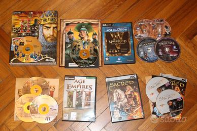 Giochi pc Age of Empires, Heroes of MAM, Morrowind
